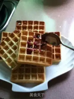 Make Milk waffles step 7