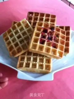 Make Milk waffles step 8