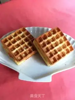 Make Milk waffles step 9