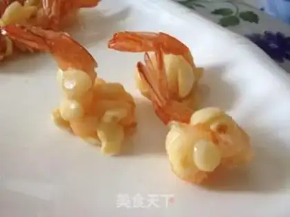 Make Butterfly almond shrimp step 6