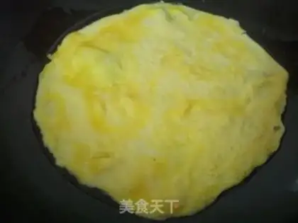 Make Eggskin mud soup step 1