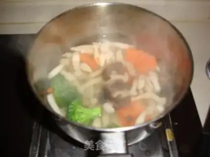 Make Little mushroom martinos soup step 3