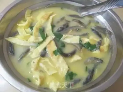 Make Eggskin mud soup step 8