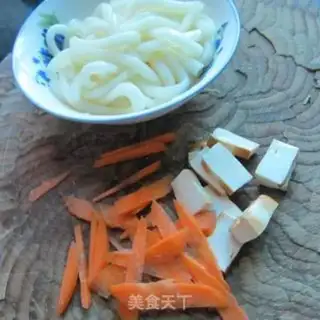 Make Tofu carrots step 0
