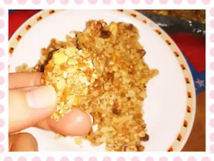 Make Snack of oatmeal nuts step 6