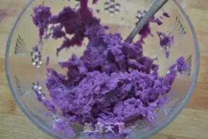 Make Purple potato ginger on milk step 2