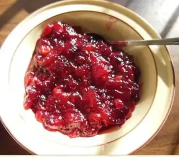 Make Cranberry jam step 4