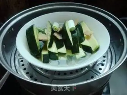Make Pumpkin with chicken soup step 5