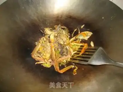 Make A fan of ginger onions step 1