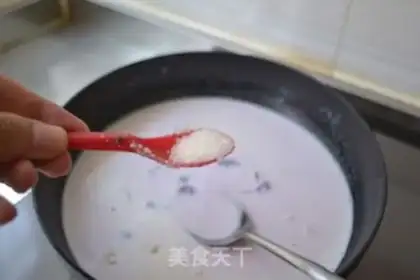 Make Purple potato ginger on milk step 6