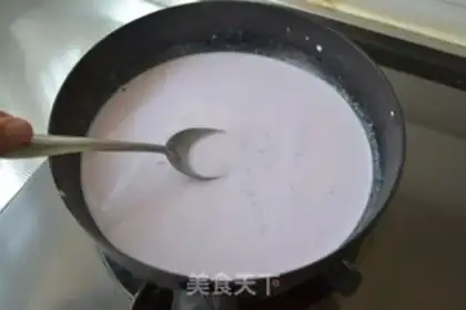 Make Purple potato ginger on milk step 7