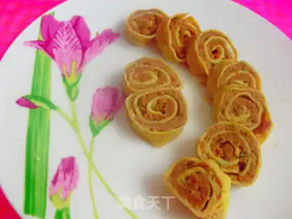 Make Egg rolls step 6