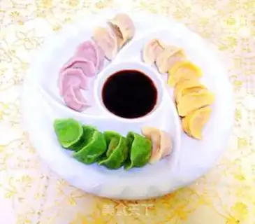 Make Colour dumplings step 11