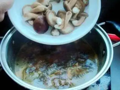 Make Chicken-legged mushrooms step 12