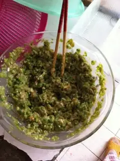 Make Pork bean bean dumplings step 13