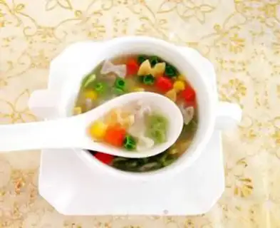 Make Chicken soup and butterflies step 13