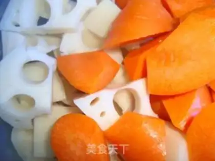 Make Liang Piggy Hand soup step 3