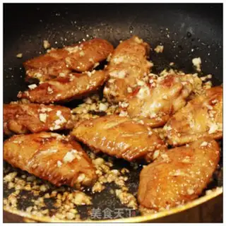 Make Garlic oak wings step 7