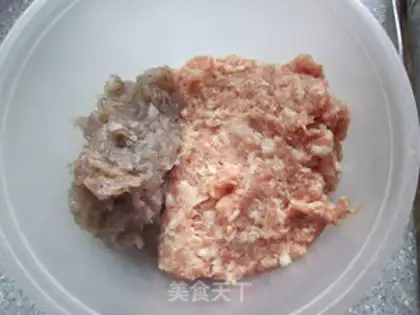 Make Shrimp ball step 1
