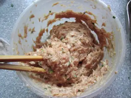 Make Shrimp ball step 4