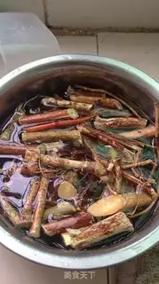 Make Five fingers of peach soup step 1