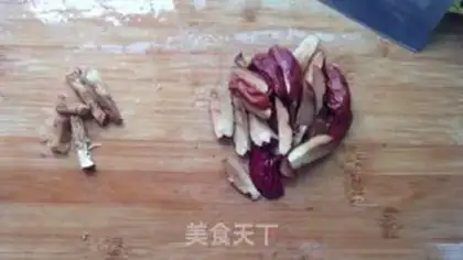 Make Five fingers of peach soup step 3