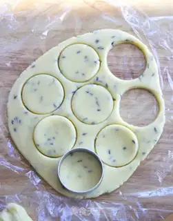 Make Lavender cookies step 7
