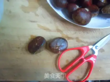 Make Honey roasted chestnuts step 1