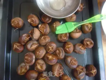 Make Honey roasted chestnuts step 4
