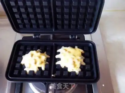 Make Rosemary bean waffles step 9