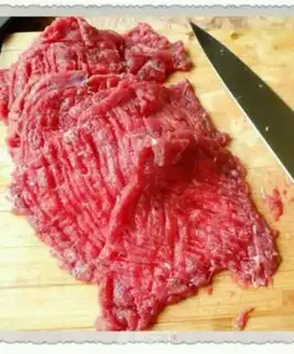 Make Black pepper steak step 0