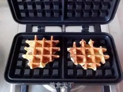 Make Rosemary bean waffles step 11