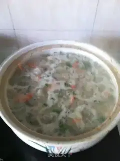 Make Seafood porridge step 6