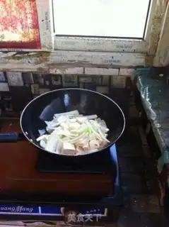 Make Hot cabbage tofu step 3