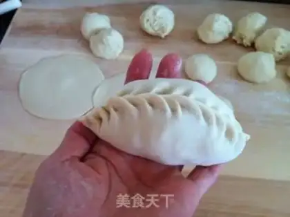 Make Puffy pork buns step 12