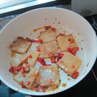 Make Fried rice tofu step 5