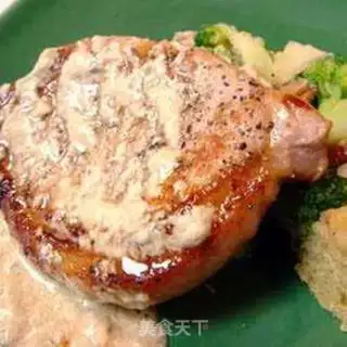Make Pork steak blue cheese step 0