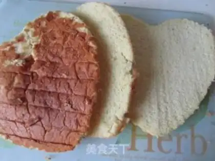 Make A petal for tea mousse cake step 1
