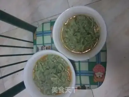 Make Spinach butterflies step 4