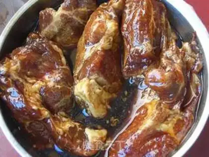 Make Honey sauce and roast meat step 5