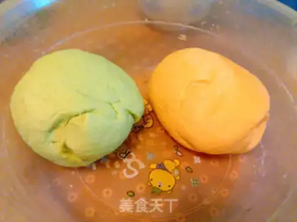 Make Colour dumplings step 2