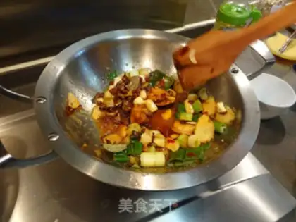 Make Iron pan fish step 2