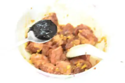 Make The fragrance fragrance of bean sauce step 5