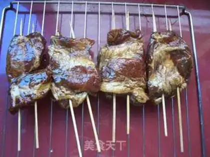 Make Honey sauce and roast meat step 7