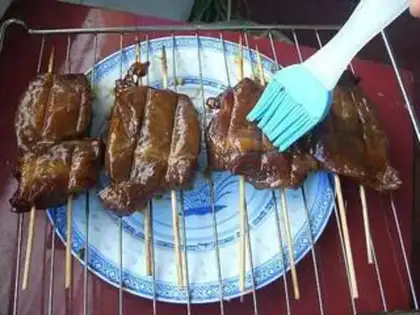 Make Honey sauce and roast meat step 8