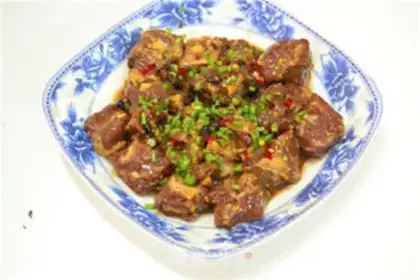 Make The fragrance fragrance of bean sauce step 7