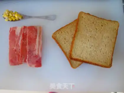 Make Bacon toast step 0