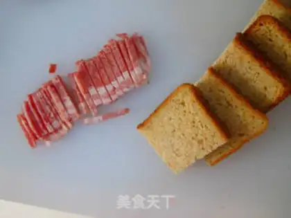 Make Bacon toast step 1