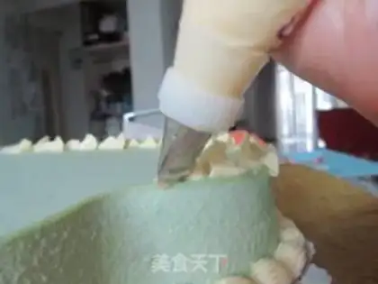 Make A petal for tea mousse cake step 24
