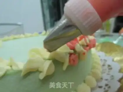 Make A petal for tea mousse cake step 25